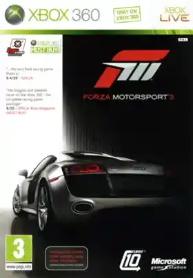 Forza Motorsport 3 (USA) box cover front